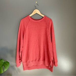 American Eagle OutfittersWomen's Red Crew Neck Sweatshirt Jogging Fit Size Small